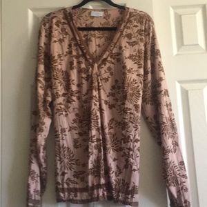 Silk Mauve colored Women’s blouse
